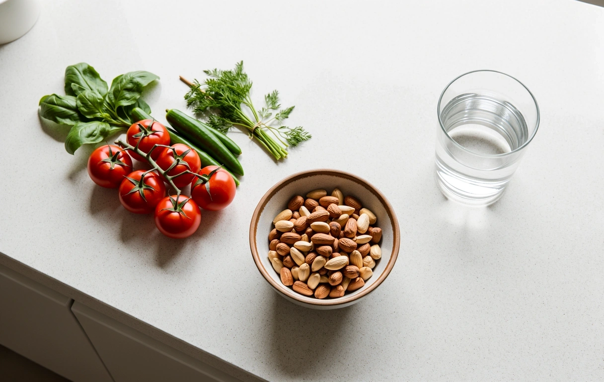 Sveže namirnice na radnoj površini